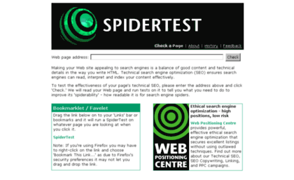 spidertest. tool